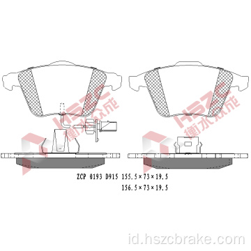 FMSI D915 Pad Rem Keramik Mobil untuk Audi